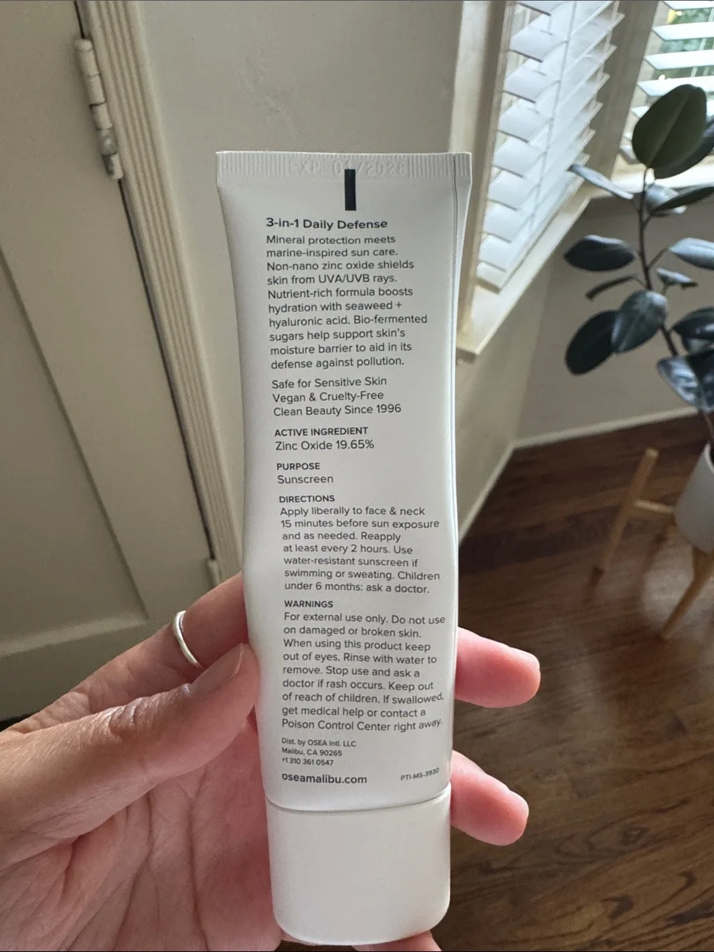 Osea Hydrating Emulsion Mineral Sunscreen SPF 50